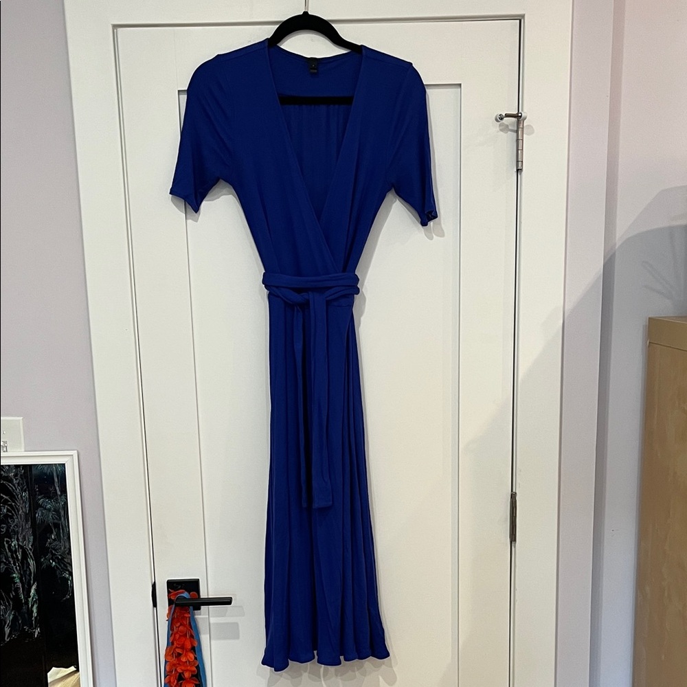 J.Crew Blue Wrap Dress